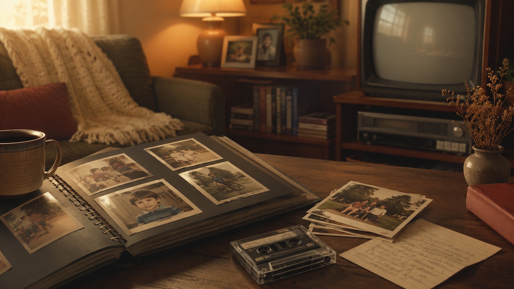 A cherished photograph representing saved memories and stories